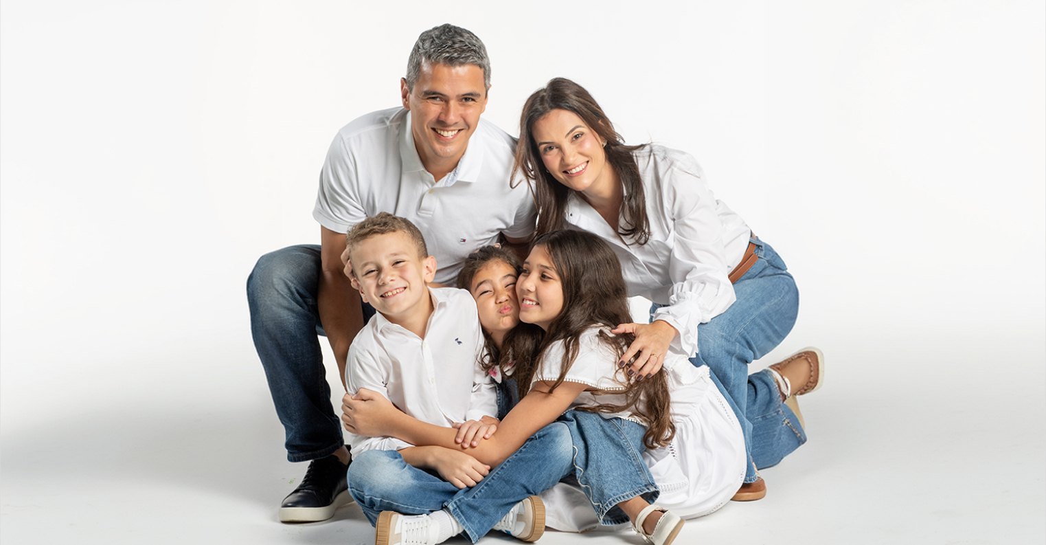 Diego Garcia em família
